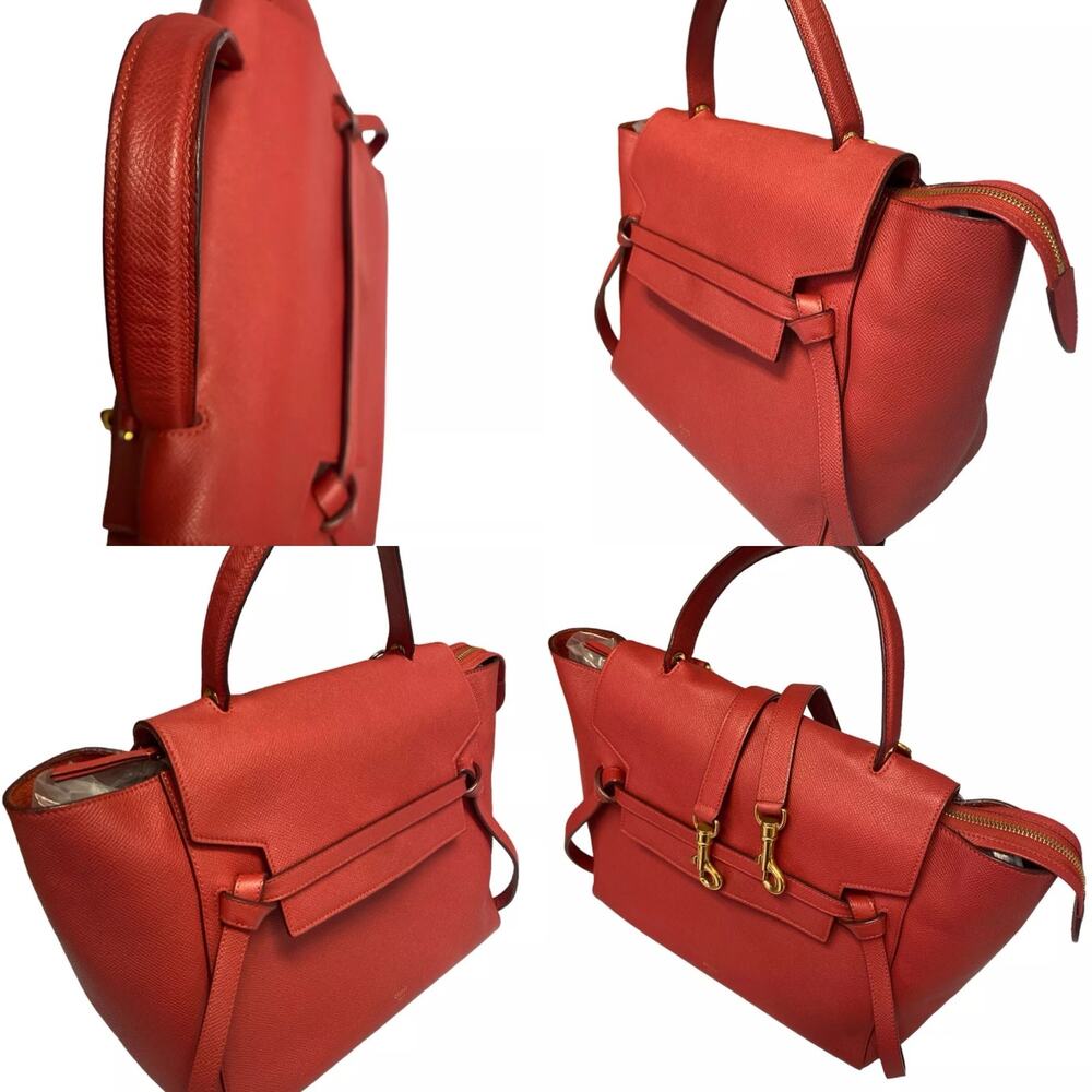 💎✨BEAUTIFUL✨💎Authentic Celine Belt Bag Medium Red Leather - Picture 5 of 7